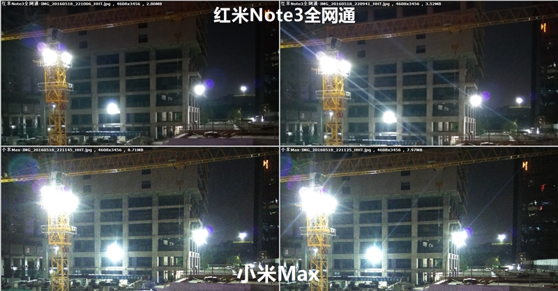 小米Max/小米5/红米Note3/小米4S拍照横评 谁更强？