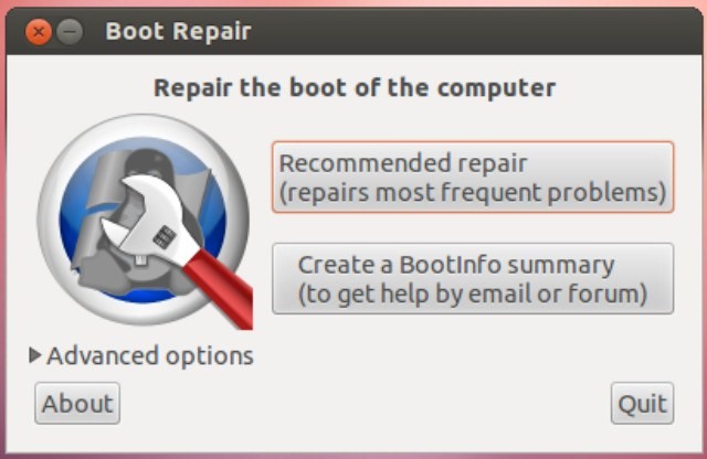 如何从Ubuntu修复Windows MBR？